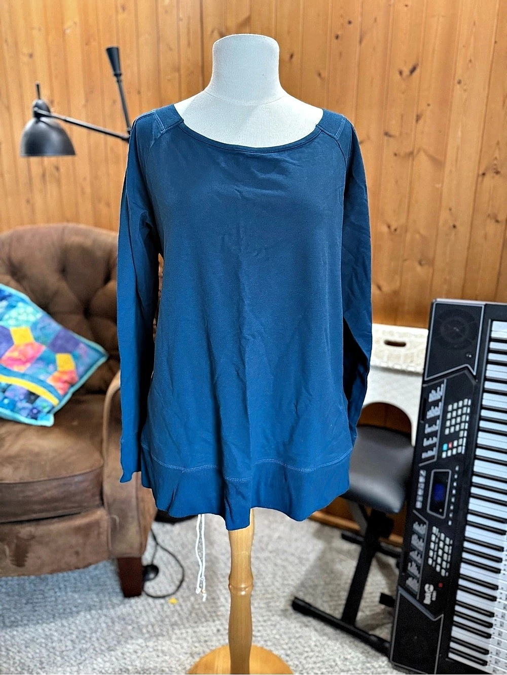 COTTON GINNY PLUS Long Sleeve Active Sweater with pockets NWT